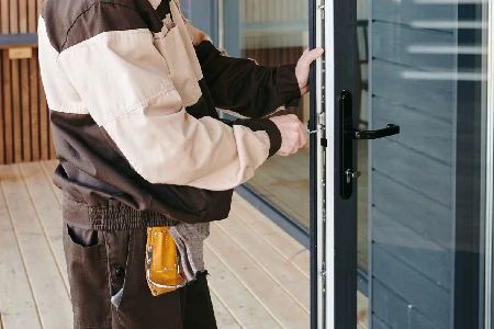 Cleaning And Polishing Glass Door Installation in Casselberry, FL